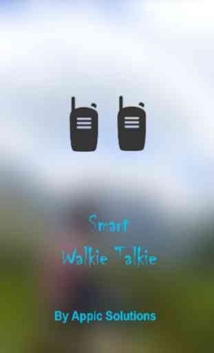 Smart Walkie Talkie 1