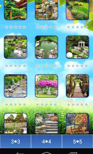 Garden Design and Flowers Tile Puzzle 2
