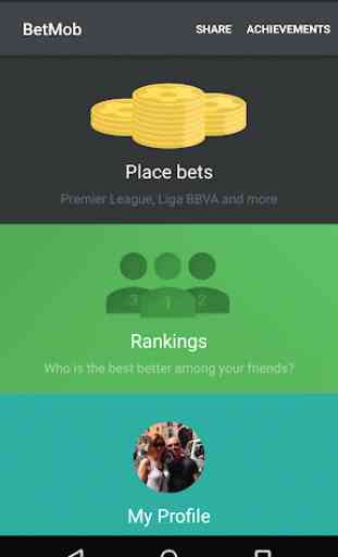 Football betting with BetMob 1
