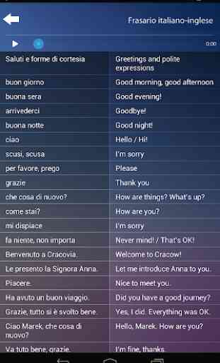 Frasario Italiano - Inglese: Impara l'inglese 3