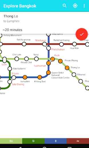 Explore Bangkok BTS & MRT map 2