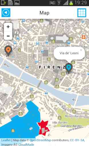 Firenze Mappa Offline, Guida 2