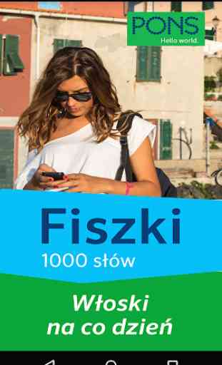 Fiszki PONS - 1000 słów włoskich 1