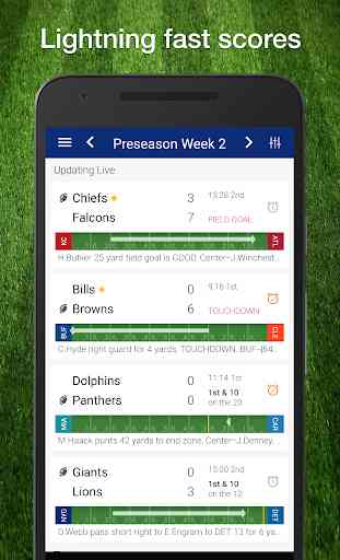Football NFL Live Scores & Schedule: PRO Edition 1