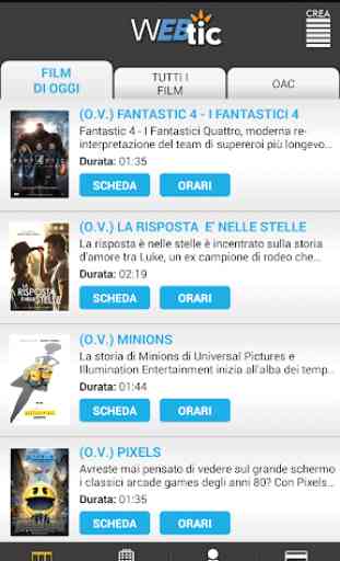 Webtic Prenotazioni Cinema 1