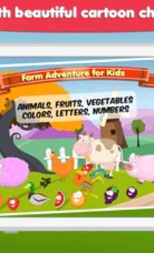 Farm Adventure Giochi per bambini, ragazze e ragazzi sulla base Montessori Kindergarten gratuito 4