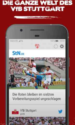 Mein VfB. Die App für alle Fans des VfB Stuttgart 1