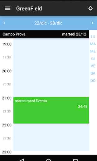 Gestione Campi Sportivi - PrenotaUnCampo 3