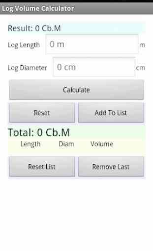 Log Volume Calculator 1