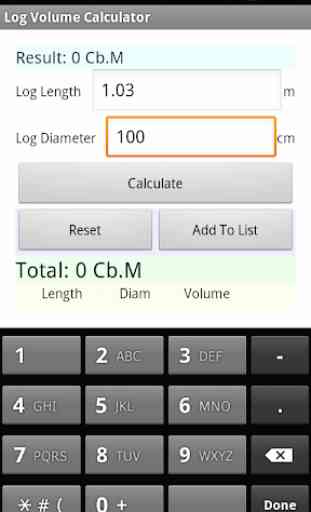 Log Volume Calculator 2