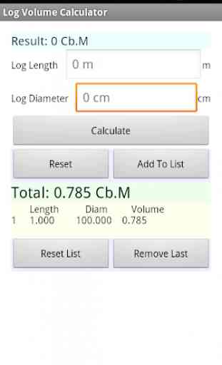 Log Volume Calculator 4