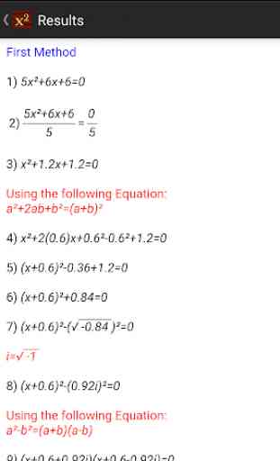 Quadratic Equation Solver 3