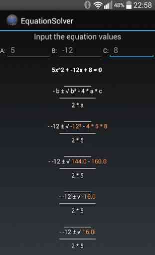 Quadratic Equations Solver 3