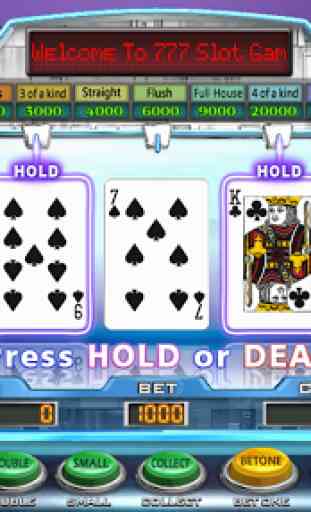 777 Poker Slot Machine 5PK 2