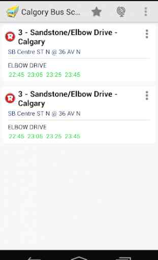 Calgary Bus Schedule 1