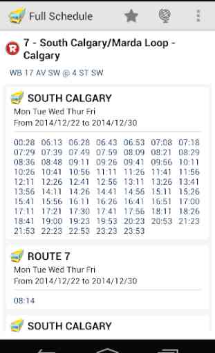 Calgary Bus Schedule 3