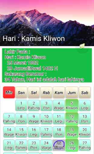Kalender Hijriyah Jawa Pro 2