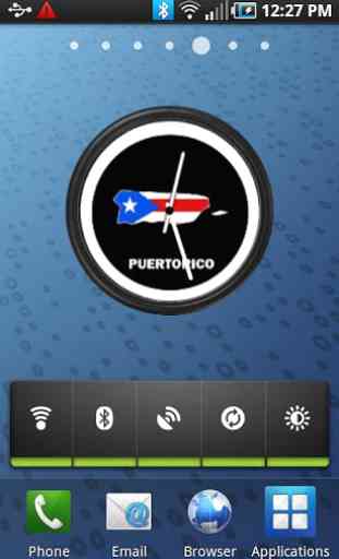 Puerto Rico Clock Widget 1