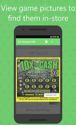 Scratch-Off Guide for California State Lottery 4