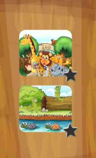 Wild Animals Puzzles for Kids ❤️ 4