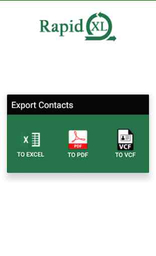 Export Import Contacts Excel 3