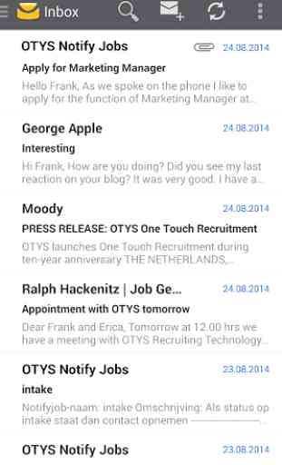 OTYS Mail app 3