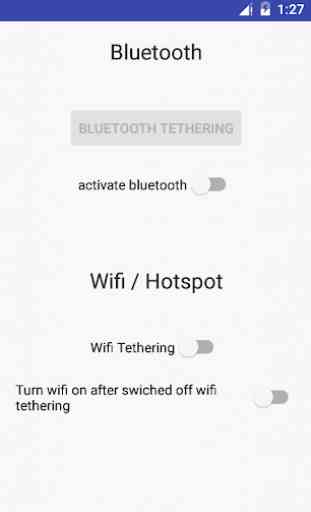 Wifi & Bluetooth Tethering 1