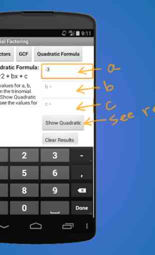 Find Factors, LCM, GCF, Quadratic Formula 1