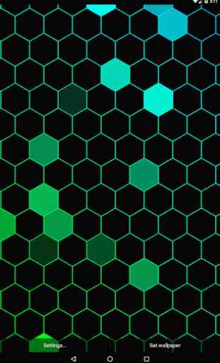 Hexagon Live Wallpaper 4