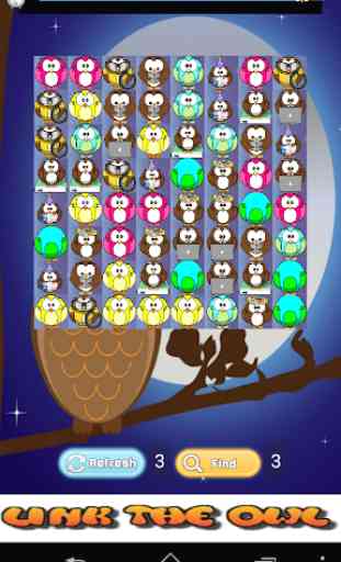 Owl Game Free: Match and Link 2