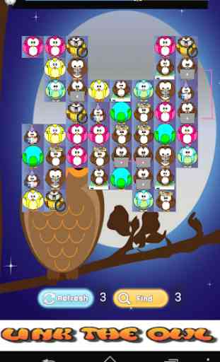 Owl Game Free: Match and Link 3