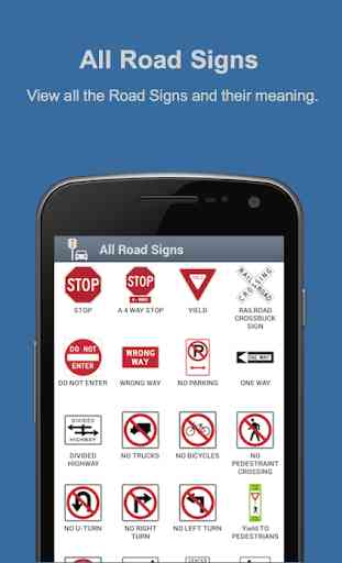 Road Signs & Practise Test USA 1