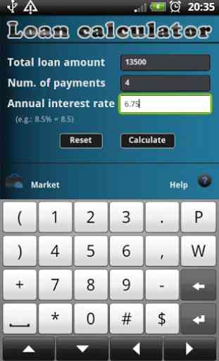 Loan calculator 2