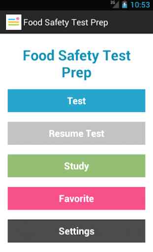 Food Safety Test Prep 1