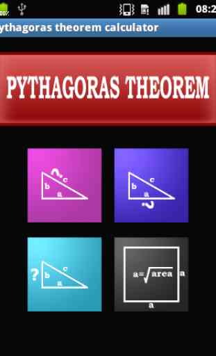 Pythagoras theorem calculator 1