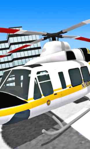 Città elicottero Fly Simulazione 1