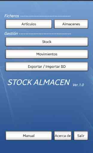 Stock Almacén 1