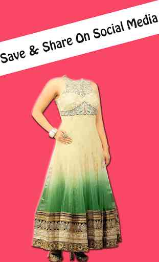 Anarkali Dress Photo Suit 2