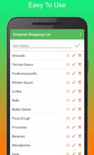 Simplest Shopping List Pro 1