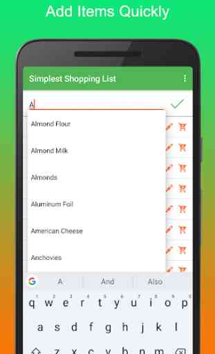 Simplest Shopping List Pro 4