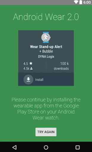 Wear Stand-up Alert +Watchface complication bubble 4