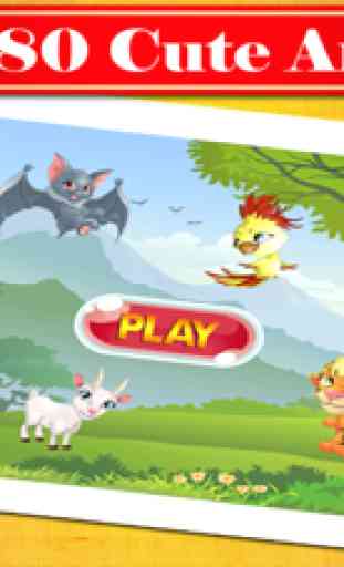 Animals Puzzle gioco per bambini e bambini - animali, fattoria e Wild 1