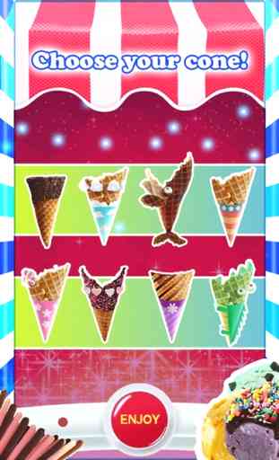 Gelato! Giochi gratis 2 -creare i vostri Coni gelato con una serie di Sapori 3