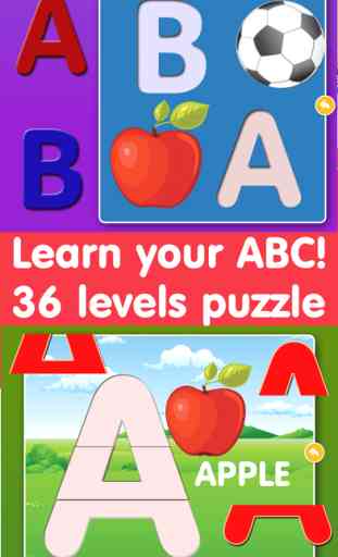 Alfabeto puzzle e giochi per i bambini gratis 2 + 1