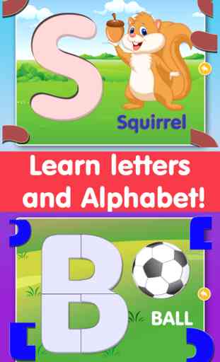 Alfabeto puzzle e giochi per i bambini gratis 2 + 2