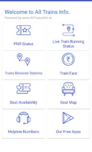 All Trains Info & PNR Status - IRCTC Railway App 1