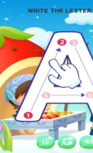 Alphabet Learning for Kids ABC Tracing Letter 1
