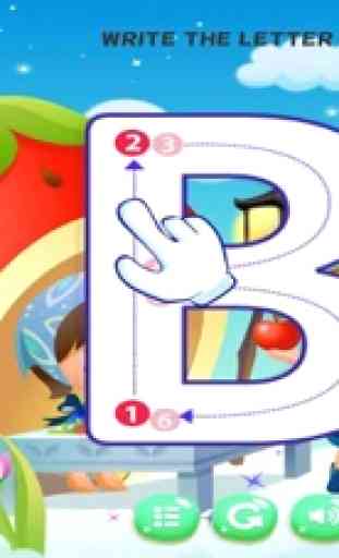 Alphabet Learning for Kids ABC Tracing Letter 3