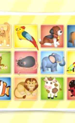 Animali Animati Puzzle per bambini da HAPPYTOUCH® 2