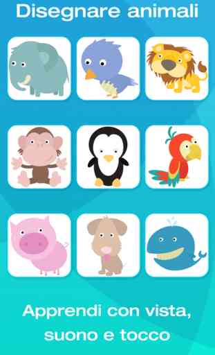 Animali e attrezzi: Flashcard per bambini 3